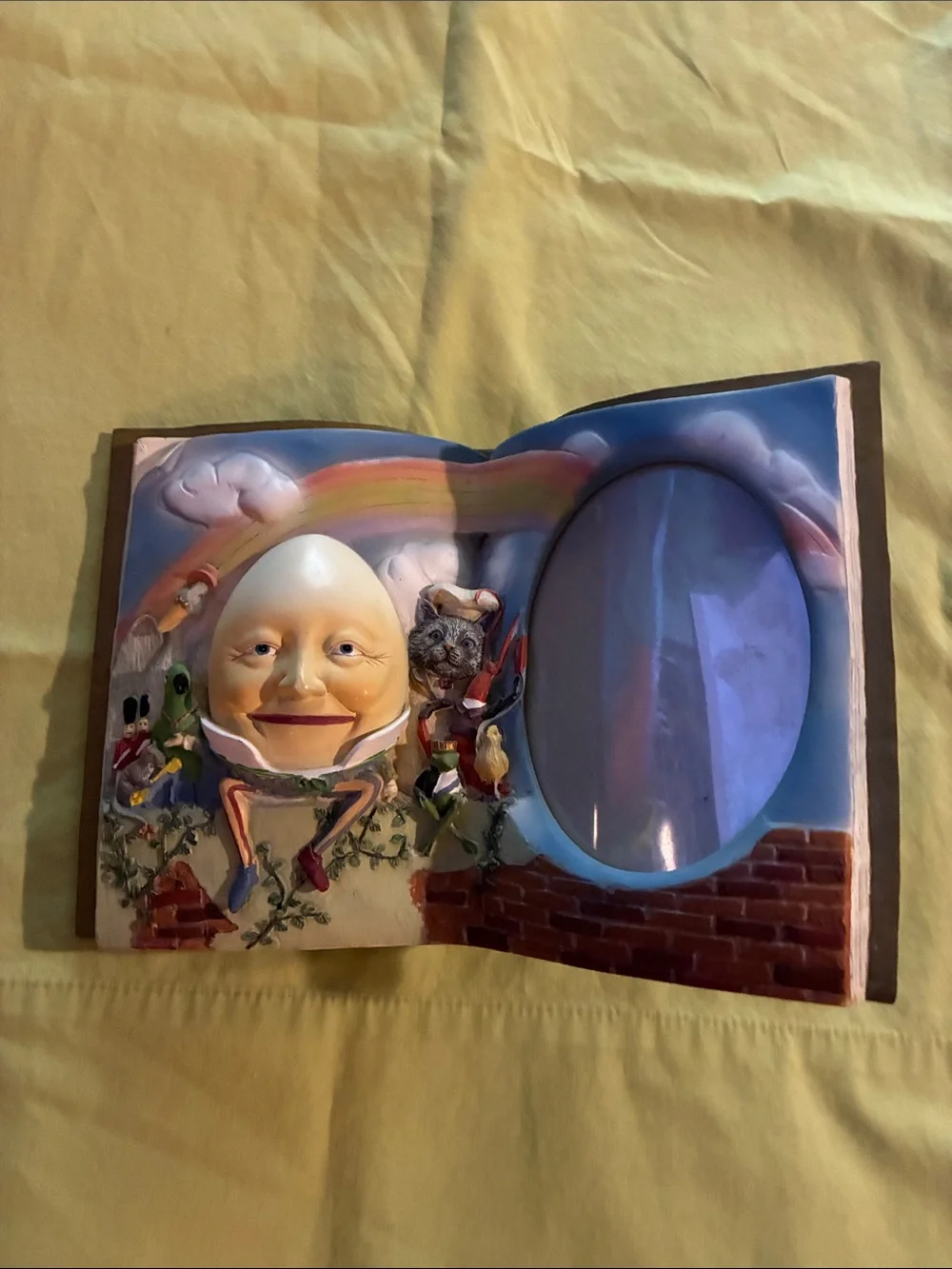 Kids Decorative Humpty Dumpty Wall Plaque Picture Frame - Multicolor